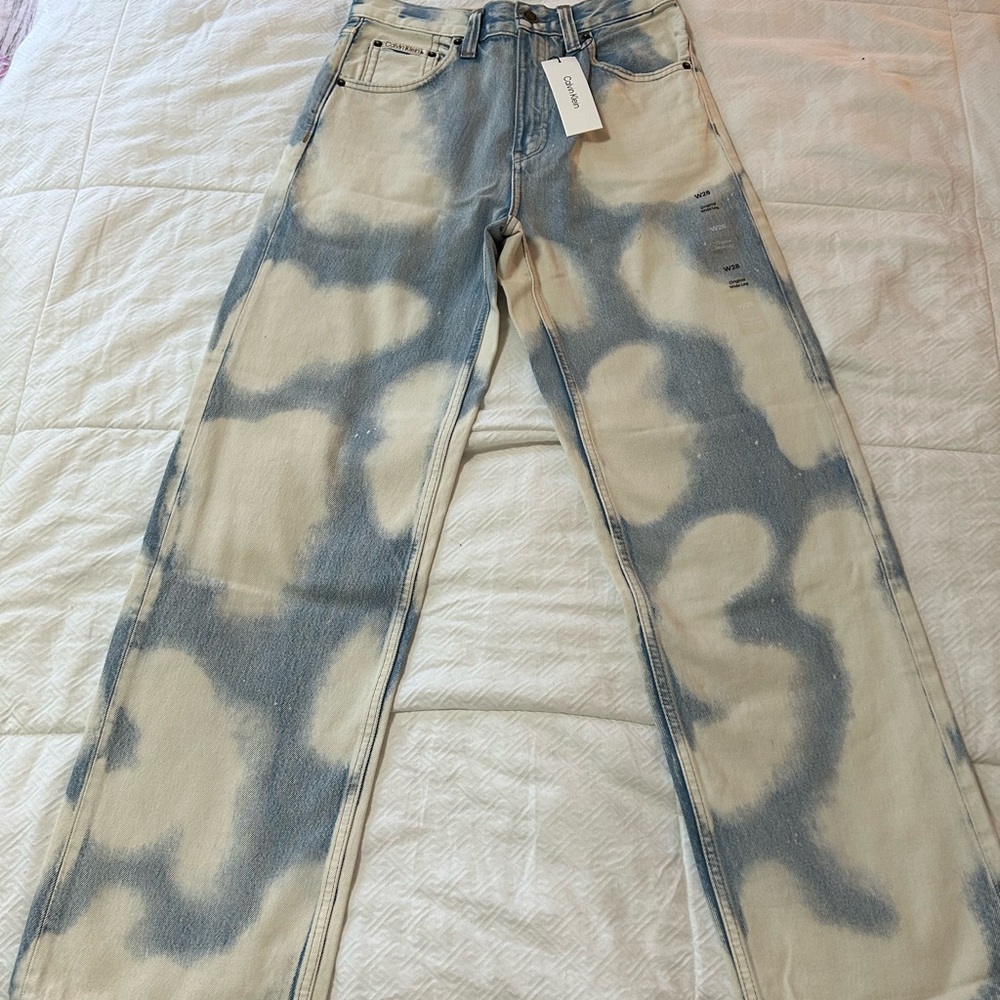 Calvin Klein original wide leg jeans